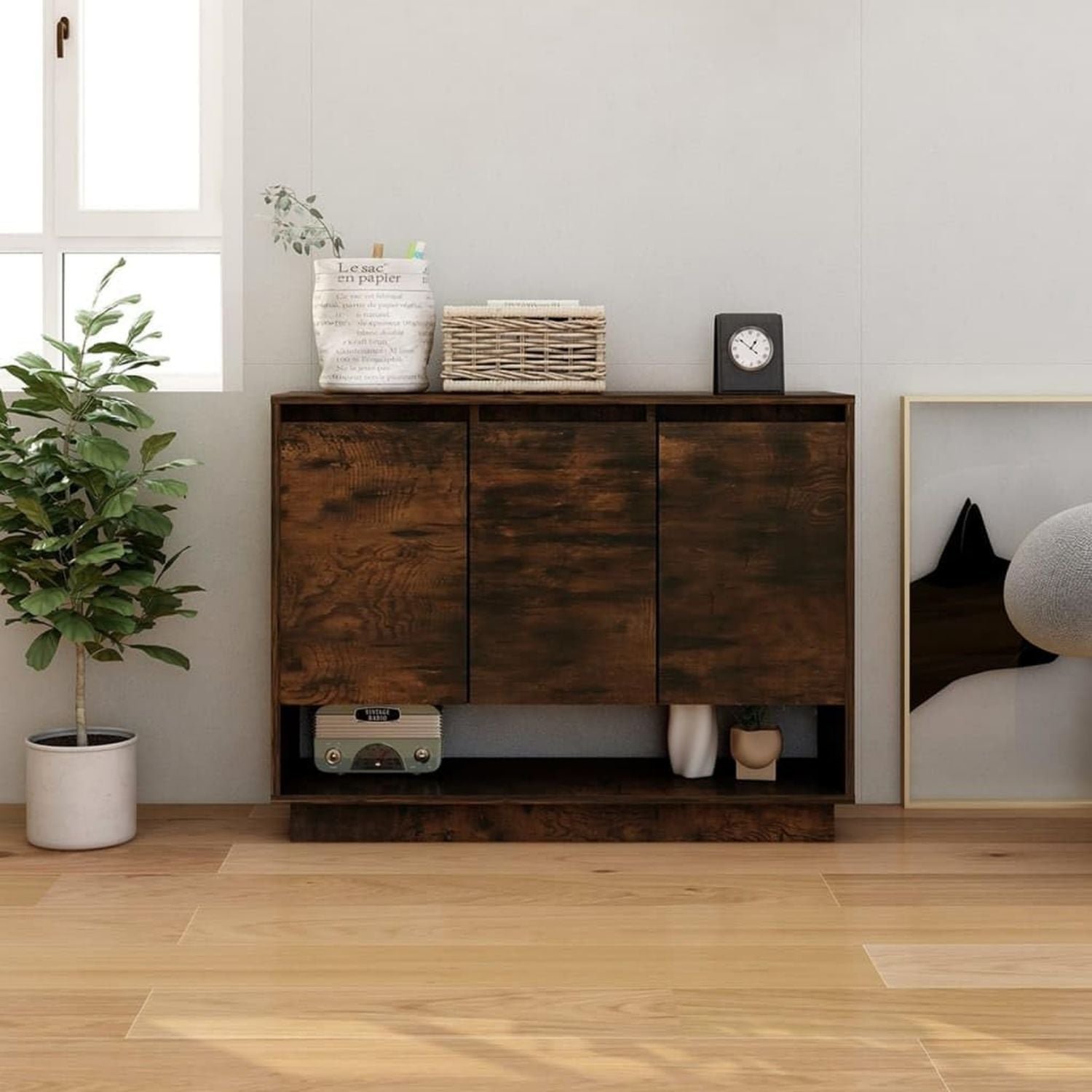 Armadio Wood Midi tuttopiani in plastica da Interni ed esterni Tortora Chiaro cm con 4 Ripiani Toomax dimensioni 65 x 37 x 165 colore Grigio Grigio