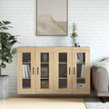 Casa Giardino Armadietti a Parete 2 pz Rovere Sonoma Legno Ingegnerizzato